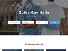 Tablet Screenshot of guidagay.it